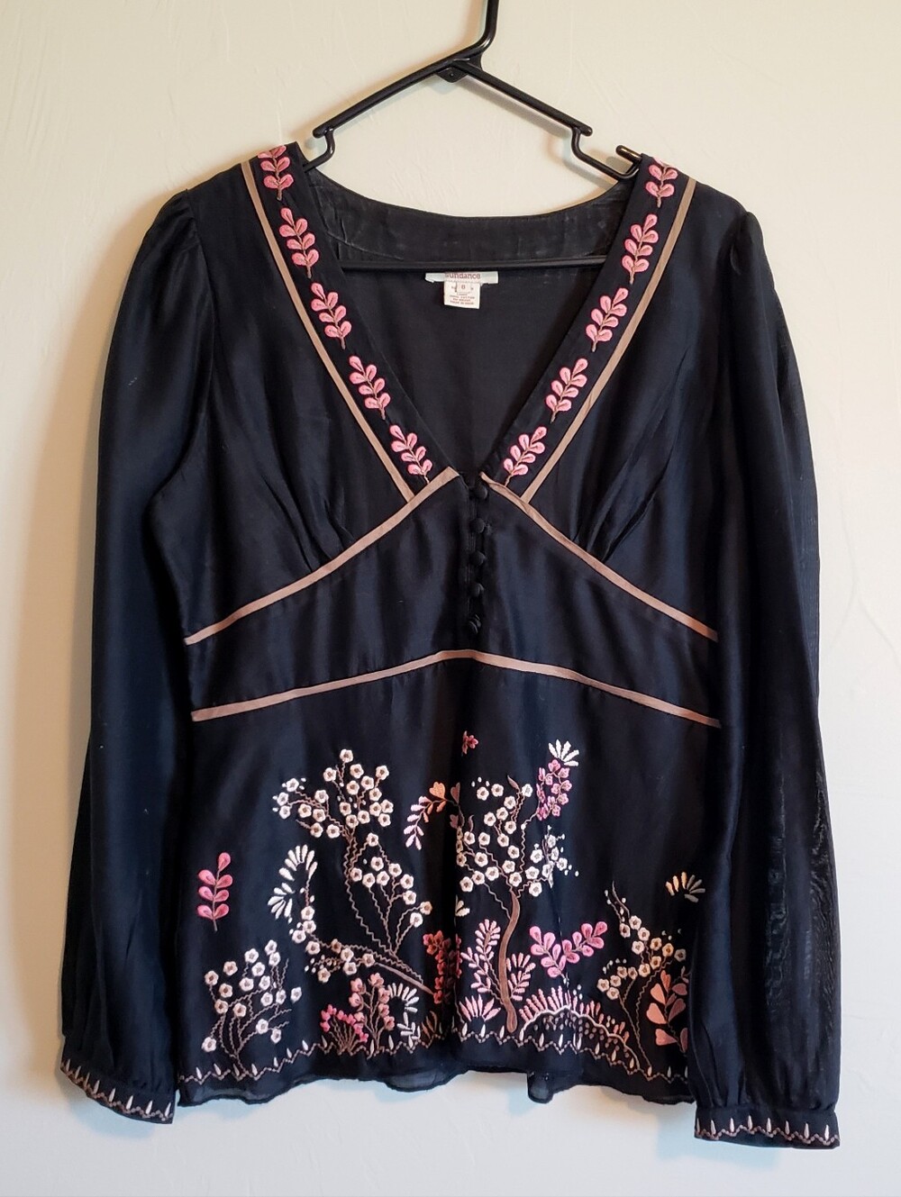 Sundance Dreamflower Embroidered Top
